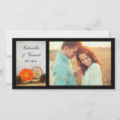 Merci Mariage rustique Orange Daisy Woodland (Devant)