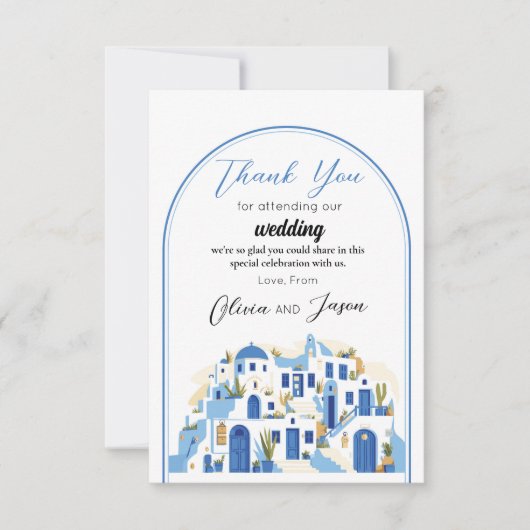 Merci Mariage Santorin Grèce Grèce Grèce Grèce (Devant)
