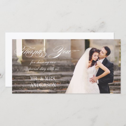 Merci Mariage simple (Devant / Derrière)