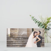 Merci Mariage simple (Debout devant)