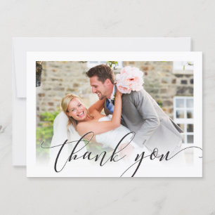 MERCI MARIAGE simple superposition photo élégante