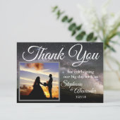 Merci Mariage Starry Mountain Sky (Debout devant)