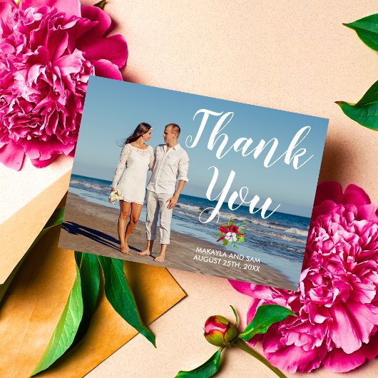 Merci Mariage tropical de l'île Hibiscus