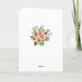 Merci Mariage végétal tropical (Dos)