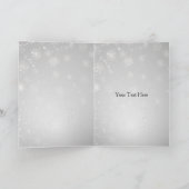 Merci mariage vert émeraude en argent (Intérieur)