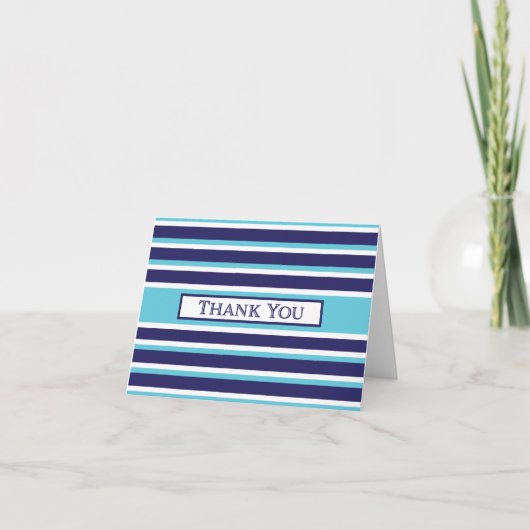 Merci - Marine, Turquoise, Blancs (Devant)