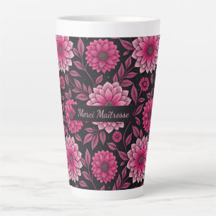 Merci Meesteres – Bloemige Elegantie Latte Mok