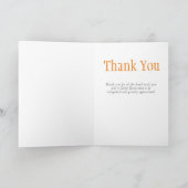 Merci Meilleur fournisseur de soins Carte de typog (Intérieur)