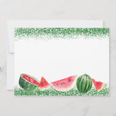 Merci Melon Sweet Watermelon Photo Anniversaire (Dos)