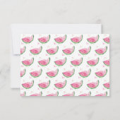 Merci Melon Watermelon 1er anniversaire (Dos)