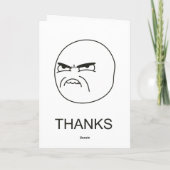 Merci mème - Carte de voeux (Dos)