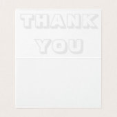 Merci, Merci, carte verte chartreuse (Inside Unfolded)