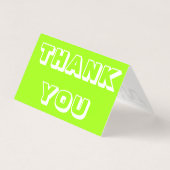 Merci, Merci, carte verte chartreuse (Back)