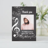 Merci Merci Music Notes arrière - plan (Debout devant)