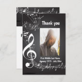 Merci Merci Music Notes arrière - plan (Devant / Derrière)