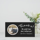 Merci ! Merci photo personnalisé (Debout devant)