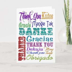 Merci Métro Art dans de nombreuses langues