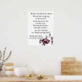 MERCI MICE STEAL POEM POSTER (Cuisine)