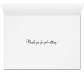 Merci Migné Pour La Carte De Séjour Pour Animaux (Intérieur Horizontal (Bas))