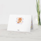 Merci mignon d'anniversaire de chat de Kitty de (Dos)