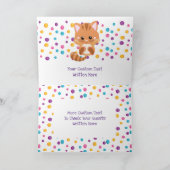 Merci mignon d'anniversaire de chat de Kitty de (Intérieur)