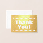 "Merci" minimal et personnalisable ! Carte (Devant avec enveloppe)