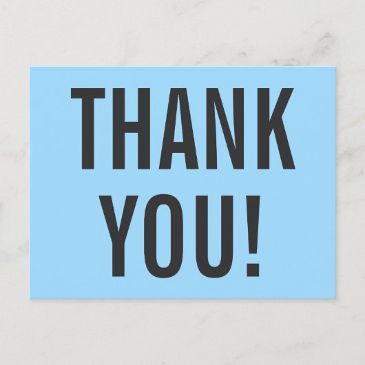 "MERCI" minimaliste ! Carte postale (Devant)