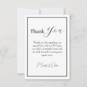 Merci - minimaliste, curieux, Mariage (Devant)