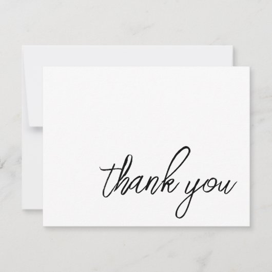 Merci minimaliste simple (Devant)