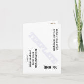 Merci modèle (Devant)