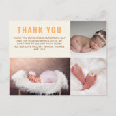 Merci moderne Carte photo Orange Shades BUDGET (Devant)