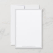 MERCI MODERNE client insérer kraft noir mignon (Dos)