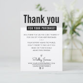 MERCI MODERNE client insérer kraft noir mignon (Debout devant)