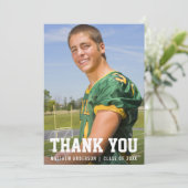 Merci moderne de diplôme sportif Carte photo (Debout devant)