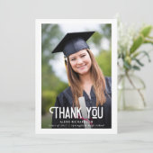 Merci moderne de photo d'obtention du diplôme du (Debout devant)