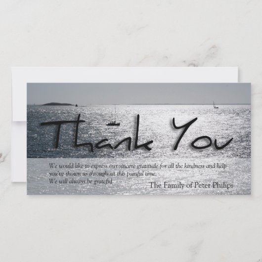 Merci moderne de sympathie du paysage marin 4 (Devant)