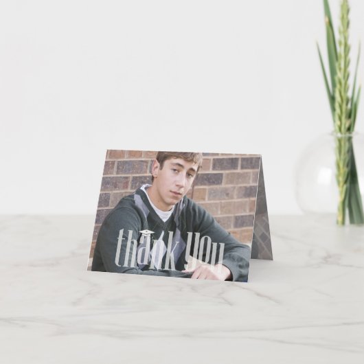 Merci Moderne Deux Typographies De Photo (Devant)