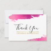 MERCI moderne doré doré rose noir (Devant)