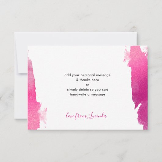 MERCI moderne doré doré rose noir (Dos)