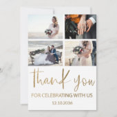 Merci moderne Gold & Mariage blanc (Devant)