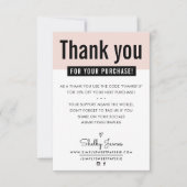 MERCI MODERNE insérer client mignon rose pâle (Devant)