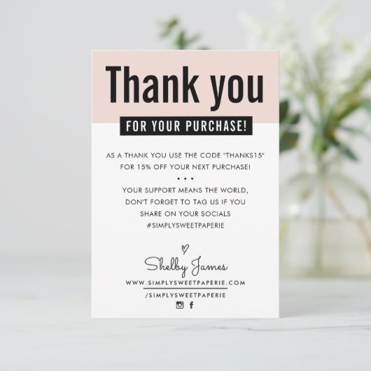 MERCI MODERNE insérer client mignon rose pâle (Debout devant)