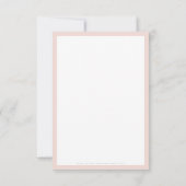 MERCI MODERNE insérer client mignon rose pâle (Dos)