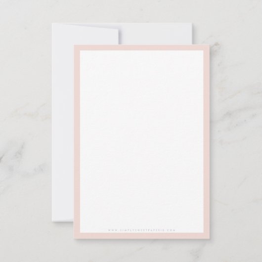 MERCI MODERNE insérer client mignon rose pâle (Dos)