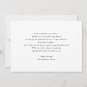 MERCI moderne or bijoux étoile noir blanc (Dos)