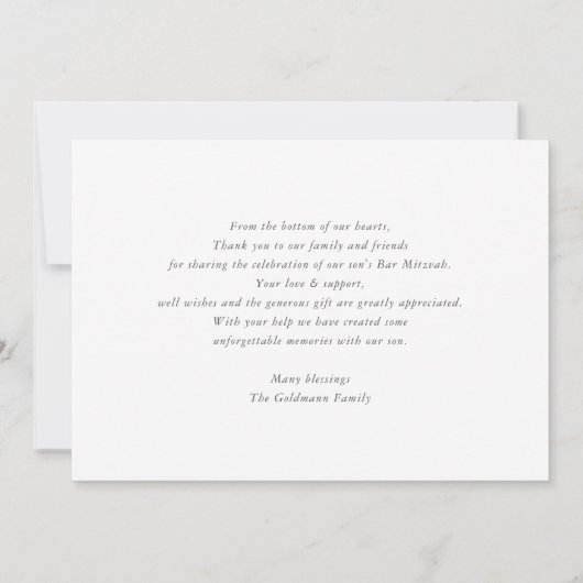 MERCI moderne or bijoux étoile rouge vif (Dos)