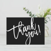 MERCI moderne petite entreprise insert noir blanc (Debout devant)