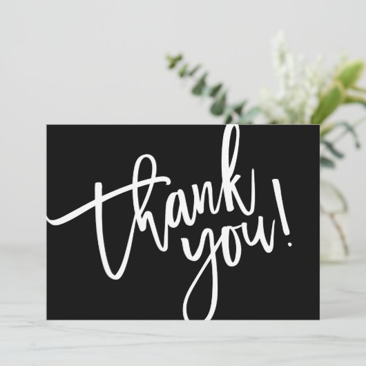 MERCI moderne petite entreprise insert noir blanc (Debout devant)