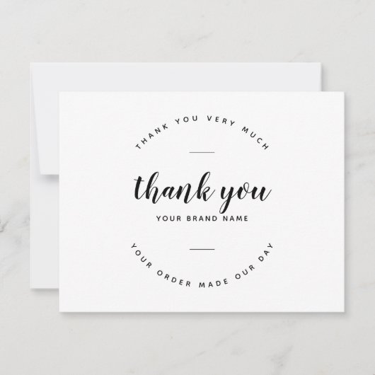 Merci moderne pour le support petit insert (Devant)