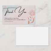 Merci moderne pour Shopping Petit Carte de visite (Devant / Derrière)